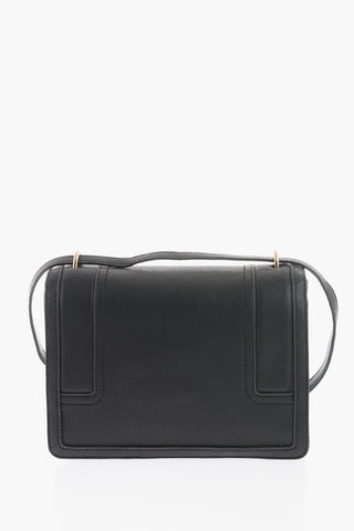 LOVE Faux Leather Shoulder Bag with Gold Logo