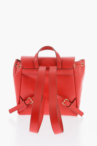 LOVE Faux Leather Backpack with Gold Logo