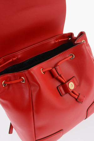 LOVE Faux Leather Backpack with Gold Logo