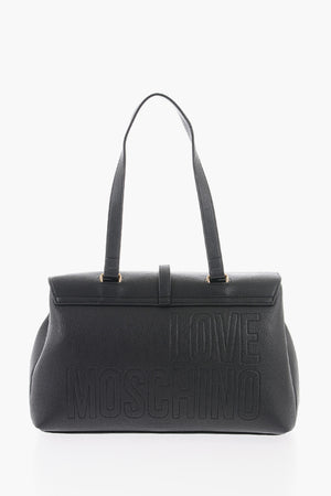 LOVE Faux Leather Bag with Removable Strap
