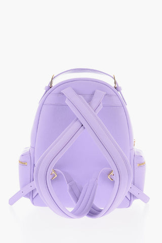 LOVE Faux Leather Backpack with Removable Golden Charm