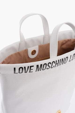 LOVE Handtasche aus Kunstleder mit aufgedrucktem Logo