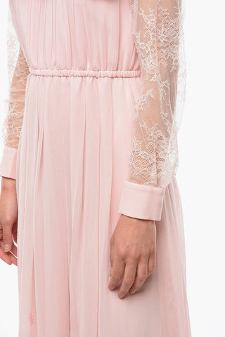 Vestito Duchesse in Chiffon con Ricami