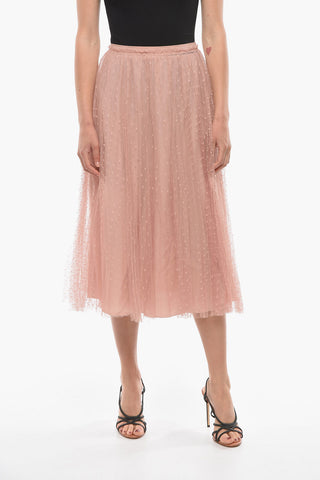 Tulle Skirt with Elastic Waist Band