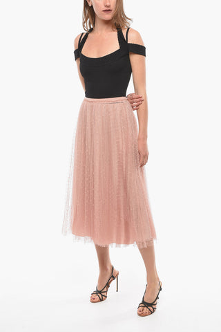 Tulle Skirt with Elastic Waist Band