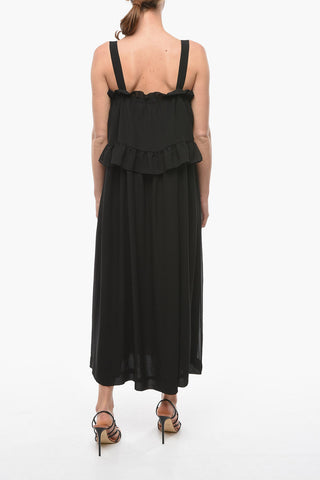 SEE BY Sleeveless Dress with Ruffled Detailing