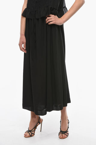 SEE BY Sleeveless Dress with Ruffled Detailing