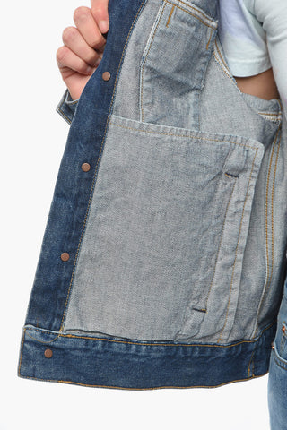 Double Breast Pocket Denim Jacket