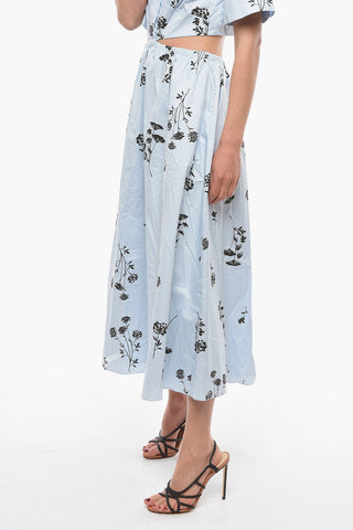 Floral Printed Trompe L'oeil Dress