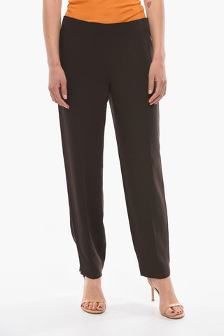 High-waisted TEZZA Pants with Bottom Slits