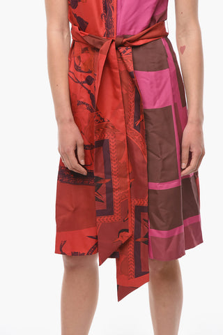 Chemisier Smanicato in Seta Mulberry con Cintura