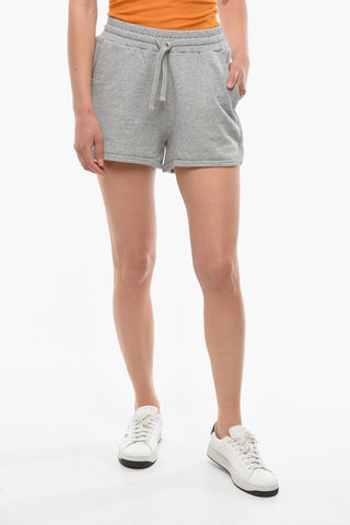 Shorts in Jersey con Stampa Logo