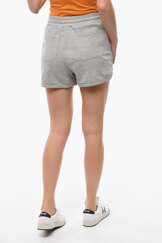 Shorts in Jersey con Stampa Logo