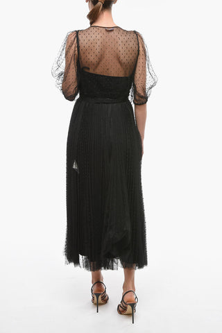 Vestito in Tulle con Cintura
