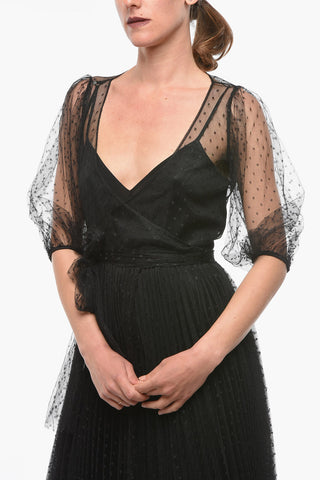 Vestito in Tulle con Cintura