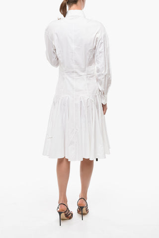 Popeline Shirtdress with Emboridery