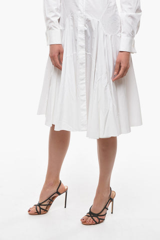 Popeline Shirtdress with Emboridery