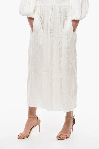 ETOILE 3/4 Sleeve JEANA Dress with Embroideries