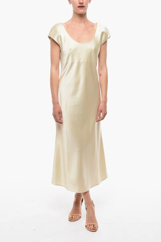 Satin Fluid Long Dress