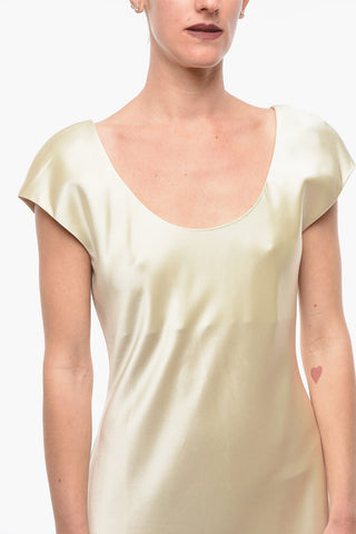 Satin Fluid Long Dress