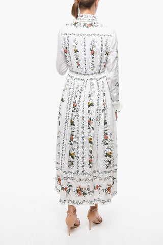 Floral Printed Linen CARRINGTON Dress