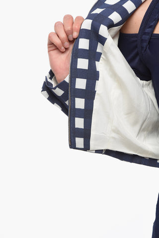 Giacca Chiusura Zip LIMAO a Quadretti