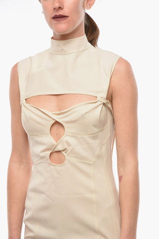 Midi Dress PALMI with Cut Out Details