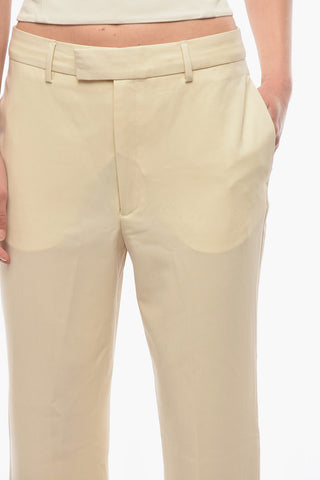 Wool High Waist Pants