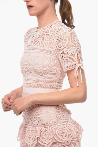 Embroidered Mini Dress
