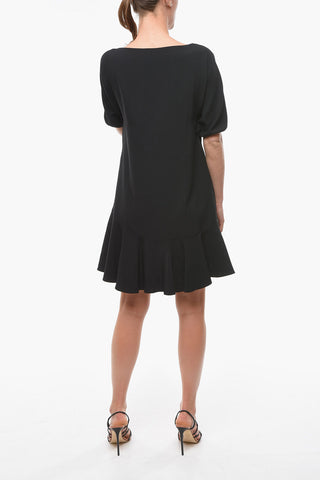 Mini Dress with Ruffle Skirt