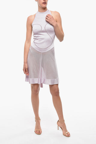 Knit Dress with Emborideries