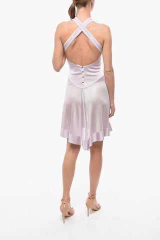 Vestito in Maglia con Ricami