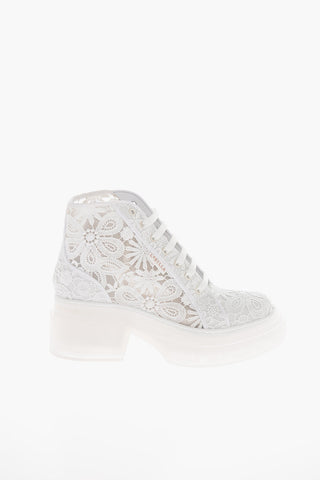 Transparent Sole LUNAR Macramè Booties