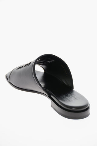 Sliders in Pelle con Logo See Through