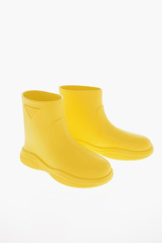 Stivaletti MELLOW in Gomma con Logo in Rilievo