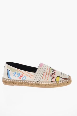 Printed Canvas MULTICOLOR Espadrillas