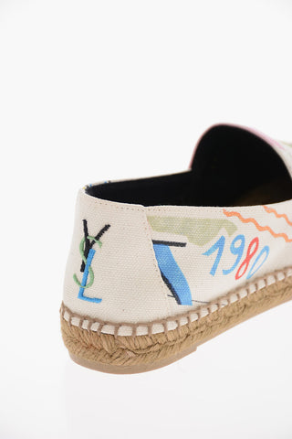 Printed Canvas MULTICOLOR Espadrillas