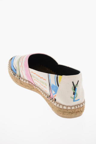 Printed Canvas MULTICOLOR Espadrillas