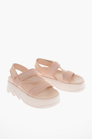 Velcro Closure POOLSIDE Platform Sandals