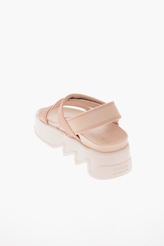 Velcro Closure POOLSIDE Platform Sandals