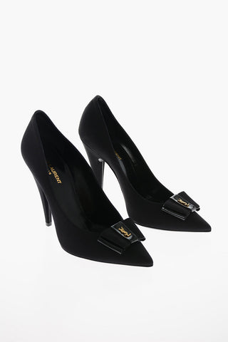Cone Heel PENELOPE Fabric Pumps 12cm