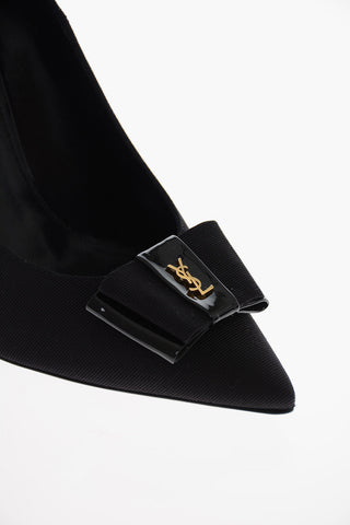 Cone Heel PENELOPE Fabric Pumps 12cm