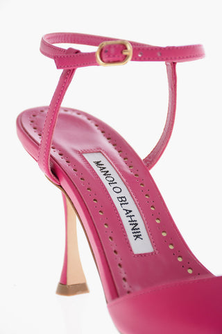Spool Heel PERTINAXA Leather Sandals 8cm