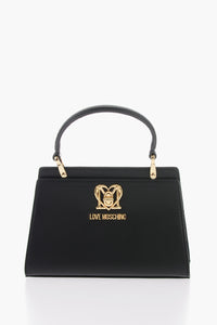 LOVE Solid-Color Handbag with Removable Faux-Fur Handle