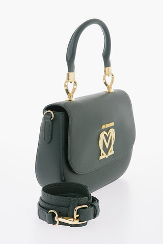 LOVE Borsa a Mano in Ecopelle con Tracolla Removibile