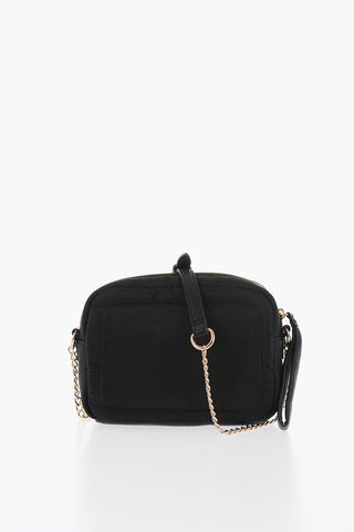 LOVE Borsa a Tracolla in Nylon con Logo Dorato