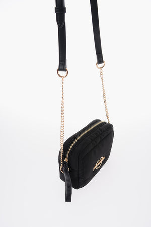 LOVE Nylon Crossbody Bag with Gold Logo