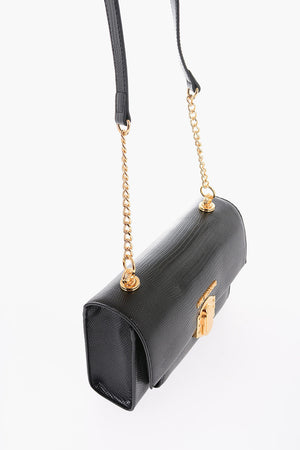 LOVE Borsa a Spalla in Ecopelle con Chiusura Magnetica in Metallo