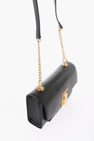 LOVE Borsa a Spalla in Ecopelle con Chiusura Magnetica in Metallo
