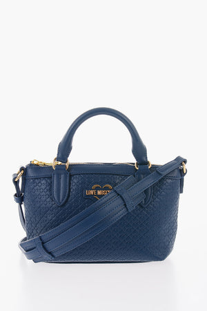 LOVE Faux Leather Shoulder Bag VALENTINA with All-Over Hearts